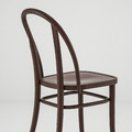 NACKANÄS / SKOGSBO Table and 2 chairs, acacia/dark brown, 80 cm