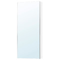 LETTAN Mirror cabinet with door, mirror effect/mirror glass, 40x15x95 cm