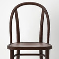 NACKANÄS / SKOGSBO Table and 2 chairs, acacia/dark brown, 80 cm