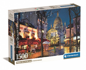 Clementoni Jigsaw Puzzle Compact Paris Montmarte 1500pcs 10+