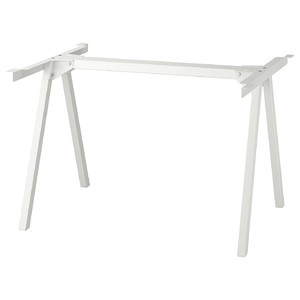 TROTTEN Underframe for table top, white, 120x70x75 cm