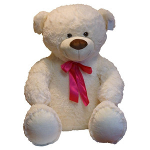 Soft Plush Toy Teddy Bear Norbert 75cm, cream, 0+