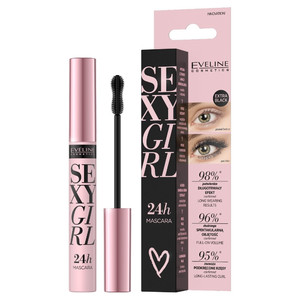 Eveline Sexy Girl Mascara 24H Volume & Curl Extra Black 10ml