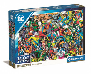 Clementoni Jigsaw Puzzle Compact DC Comics Justice League 1000pcs 10+