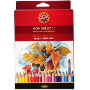 Koh-i-Noor Aquarell Coloured Pencils 36 Colours