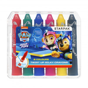 Starpak Twist Up Silky Crayons Paw Patrol 6pcs