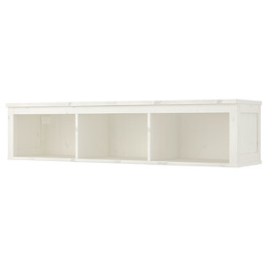 HEMNES Wall/bridging shelf, white stain, 148x37 cm