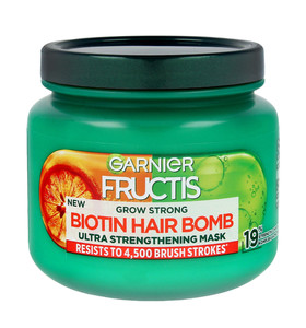Garnier Fructis Biotin Hair Bomb Strenghtening Mask 98% Natural Vegan 320ml