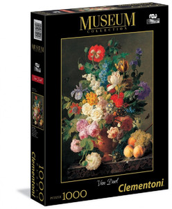 Clementoni Jigsaw Puzzle Bowl of Flowers, Van Dael 1000pcs 14+
