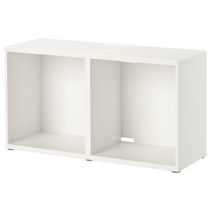 BESTÅ TV bench, white, 120x40x64 cm