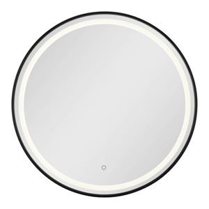 Dubiel Vitrum Round Mirror Moon with LED Lighting 70 cm