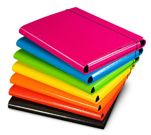 Document Folder with Elastic Band A4, 1pc, pink