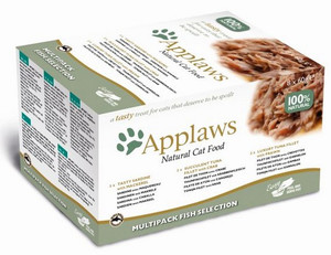 Applaws Natural Cat Food Fish Selection Multi Pack 8x60g