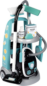 Smoby Cleaning Trolley & Vacuum Cleaner Playset 3+