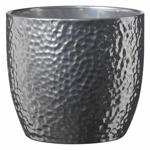 Plant Pot SK Soendgen Keramik Boston 16 cm, silver