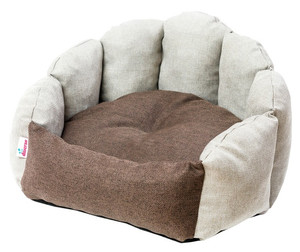 Diversa Dog Bed Miss Shell, small, beige-brown