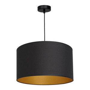 Pendant Lamp Luminex Arden L E27, black/gold