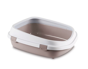 Stefanplast Cat Litter Tray Jumbo for Large Cats, assorted colours