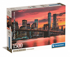 Clementoni Jigsaw Puzzle Compact East River at Dusk 1500pcs 10+