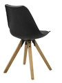 Dining Chair Dima, black/oak