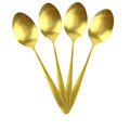 Cutlery Set Charbon 16pcs, light gold