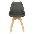 Dining Chair Norden Cross PP, dark grey