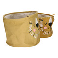Storage Basket Set 2pcs, Lion