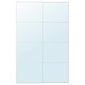 AULI Pair of sliding doors, mirror glass, 150x236 cm