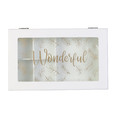 Jewellery Box with Drawers, white