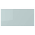 KALLARP Drawer front, high-gloss light grey-blue, 40x20 cm