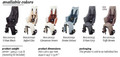 Bobike Bicycle Rear Seat Exclusive Maxi Plus 9-22kg, cinnamon brown