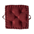 Floor Cushion, thick, burgundy