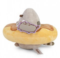 Soft Plush Toy Pusheen in a Chocolate Donut