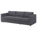 VIMLE 3-seat sofa-bed, Gunnared medium grey
