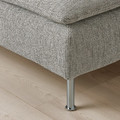 SÖDERHAMN Corner sofa, 4-seat, with open end, Viarp beige/brown