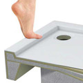 Shower Tray Lena 80 x 120 x 12 cm, black