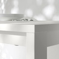 VIHALS Table, white/white, 74x74 cm