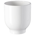 DRÖMSK Plant pot, white, 9 cm