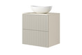 Wall-mounted Wash-basin Cabinet MDF Nicole 60cm, cashmere