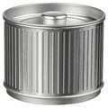 BETTHAJ Tin with lid, for coffee/tea/silver-colour, 0.6 l