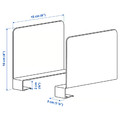 RELATERA Desk combination sit/stand, white/light grey-green, 117x60 cm