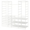 JONAXEL Frame/w bskts/clths rl/shlv uts, 173x51x173 cm