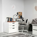 SMÅSTAD / PLATSA Chest of 3 drawers, white, white, 60x55x63 cm