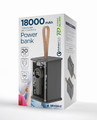 Gembird Power Bank Powerbank Transparent 18000mAh QC3.0, black