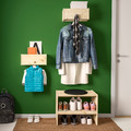 RAGGBERG Bench with shoe storage, pine, 60x35x45 cm