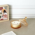 Scent Candle in Glass Bohemian L, grey