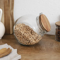Elegant Storage Jar with Acacia Lid