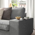 KIVIK Corner sofa, 4-seat, Tibbleby beige/grey
