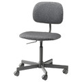 BLECKBERGET Swivel chair, Idekulla dark grey