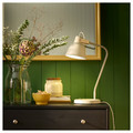 SJÖMAKT Desk lamp, beige/ash